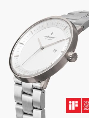 27 philosopher white dial silver3 link pv greybg if award
